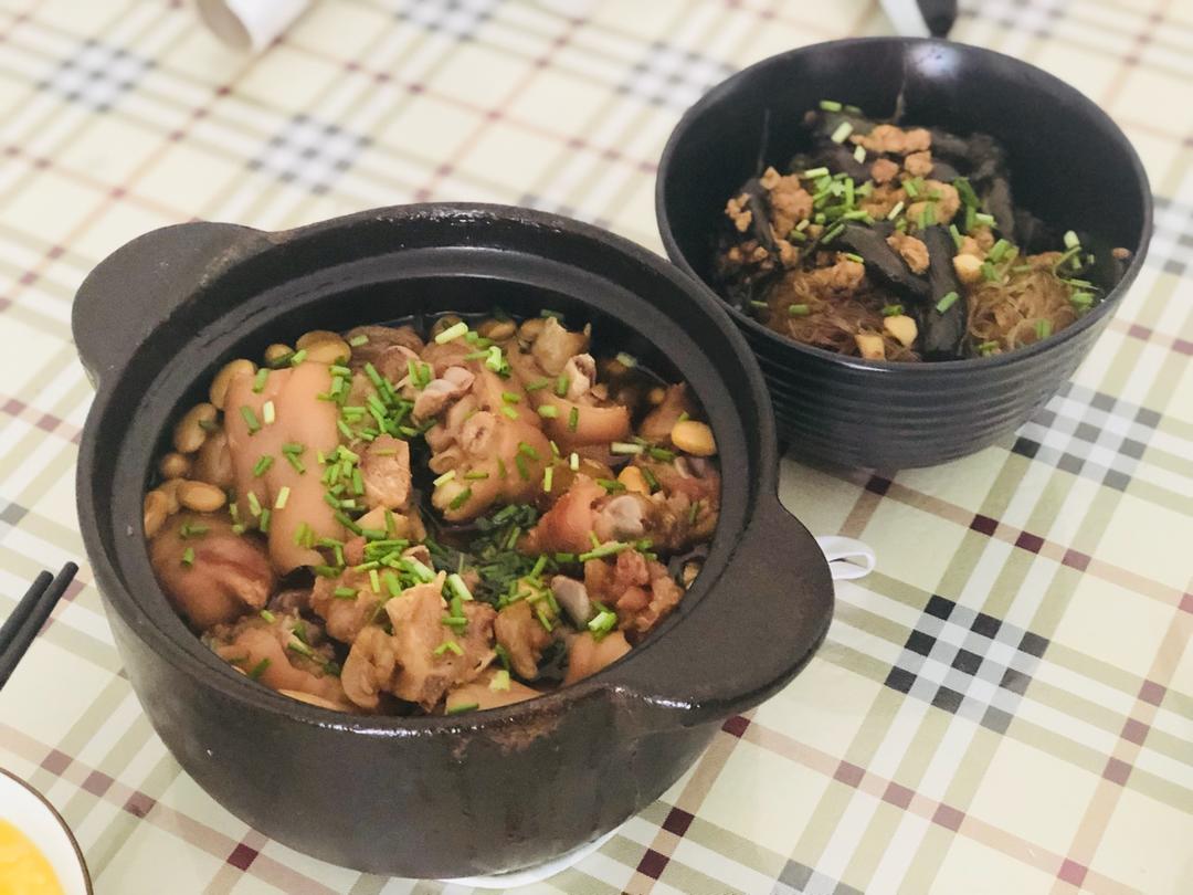 红烧黄豆猪蹄