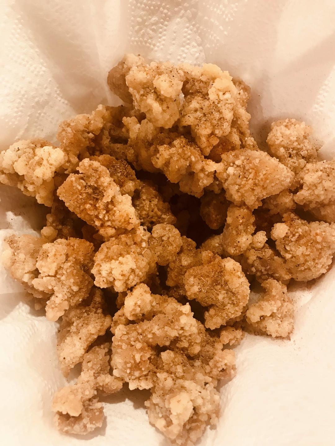 《經典台式盐酥鸡》 炸鸡米花 只要简单3種原料！