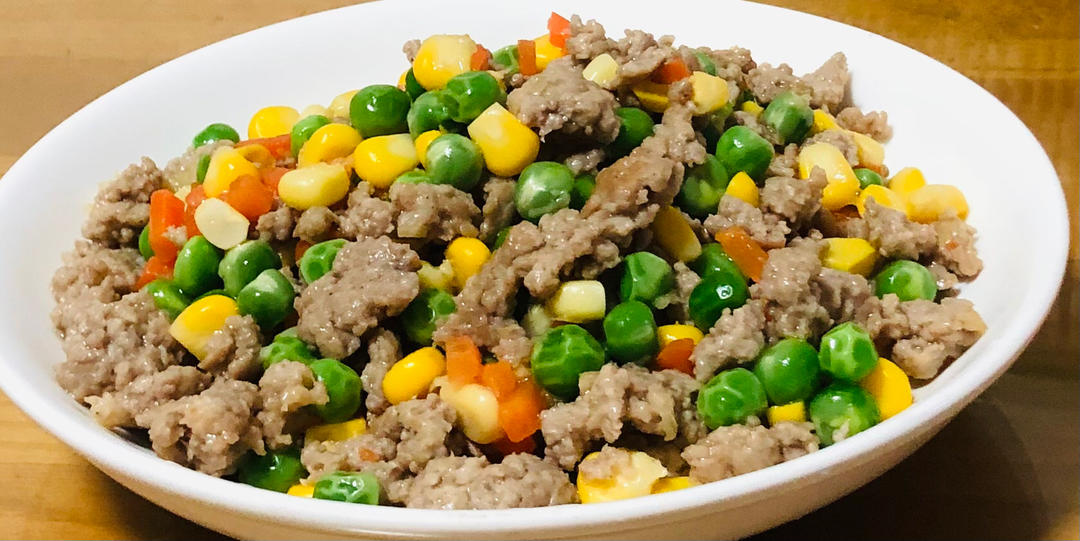 三色时蔬牛肉末【附3种吃法】