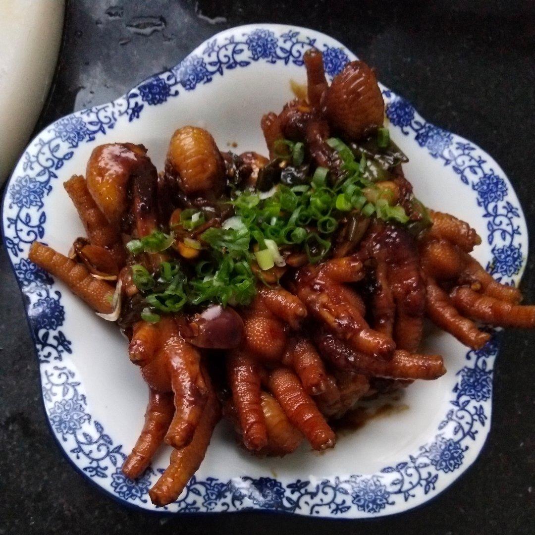 香辣烧鸡爪