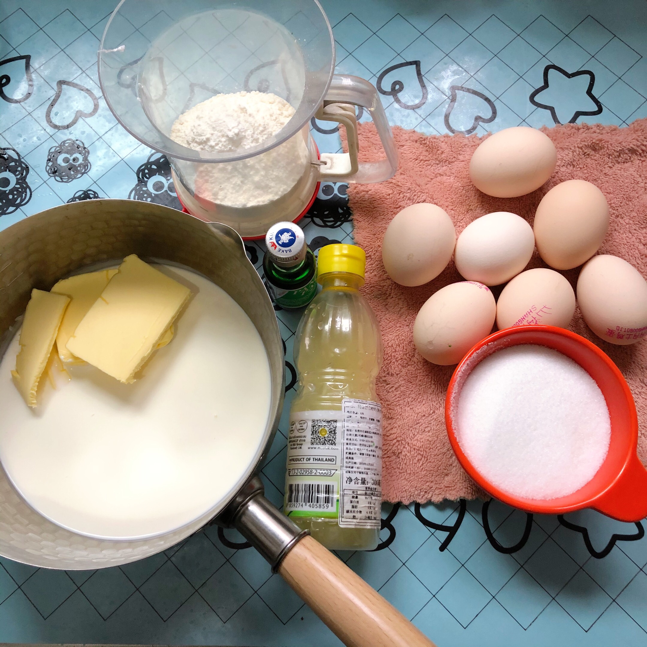 日式棉花海绵蛋糕的做法 步骤2