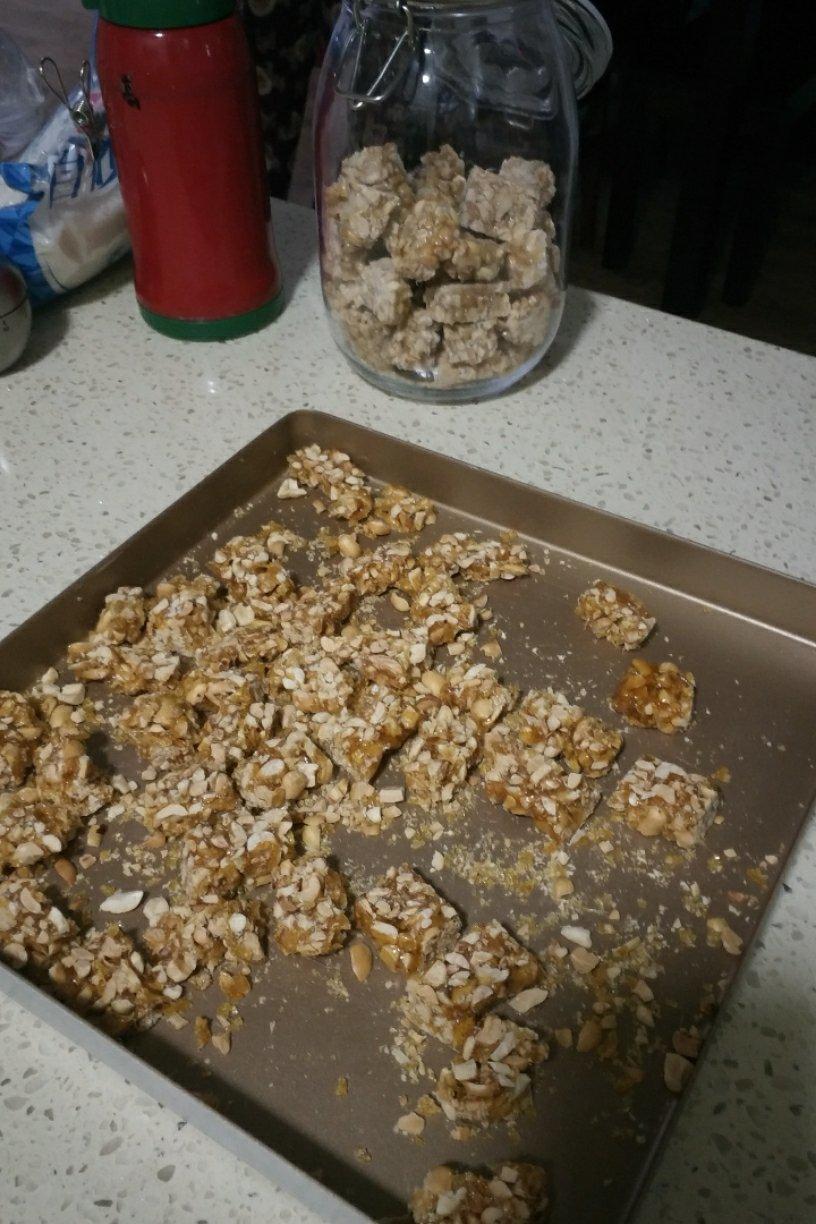 无水无油香脆花生糖