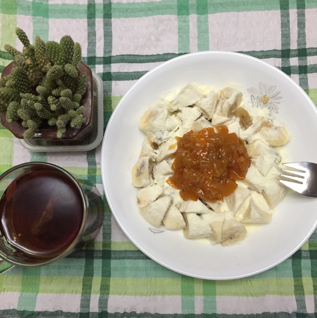 香蕉奶粉甜品