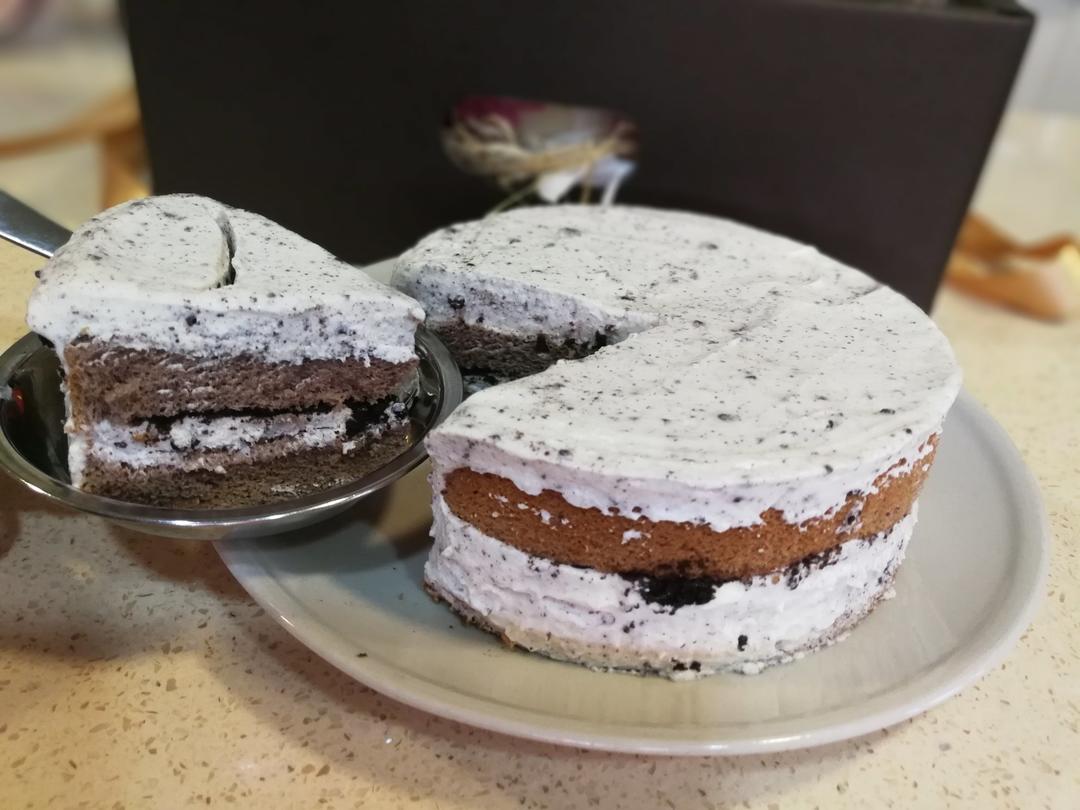 好吃到流泪的奥利奥咸奶油盒子蛋糕