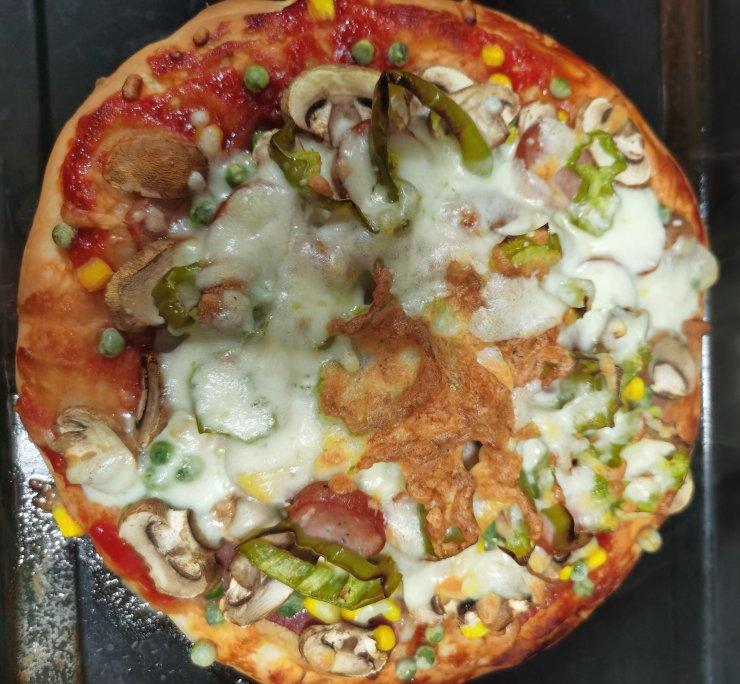 自制厚底披萨面饼