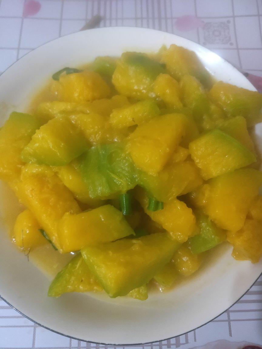 零失败的蒜片炒焖南瓜