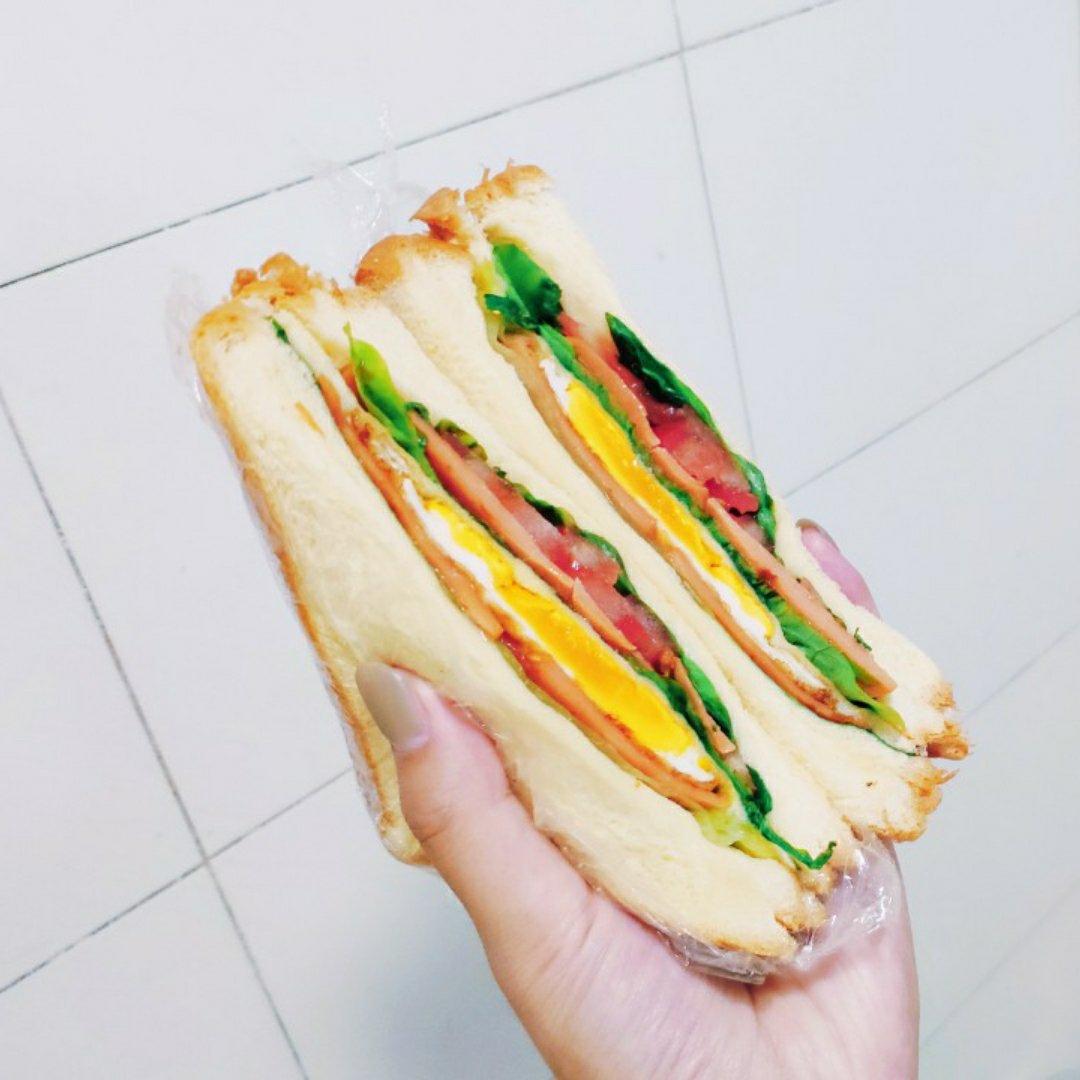 上班族👩‍💼自制早餐三明治🥪