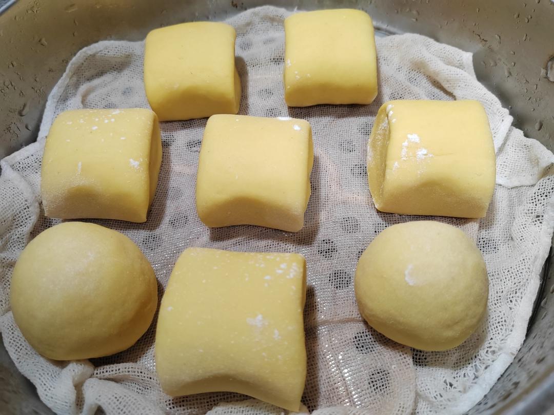 奶香玉米面馒头（一次发酵）