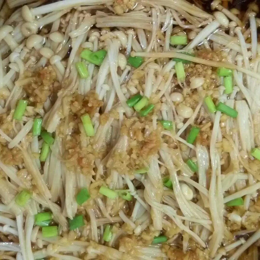蒜蓉蒸金针菇