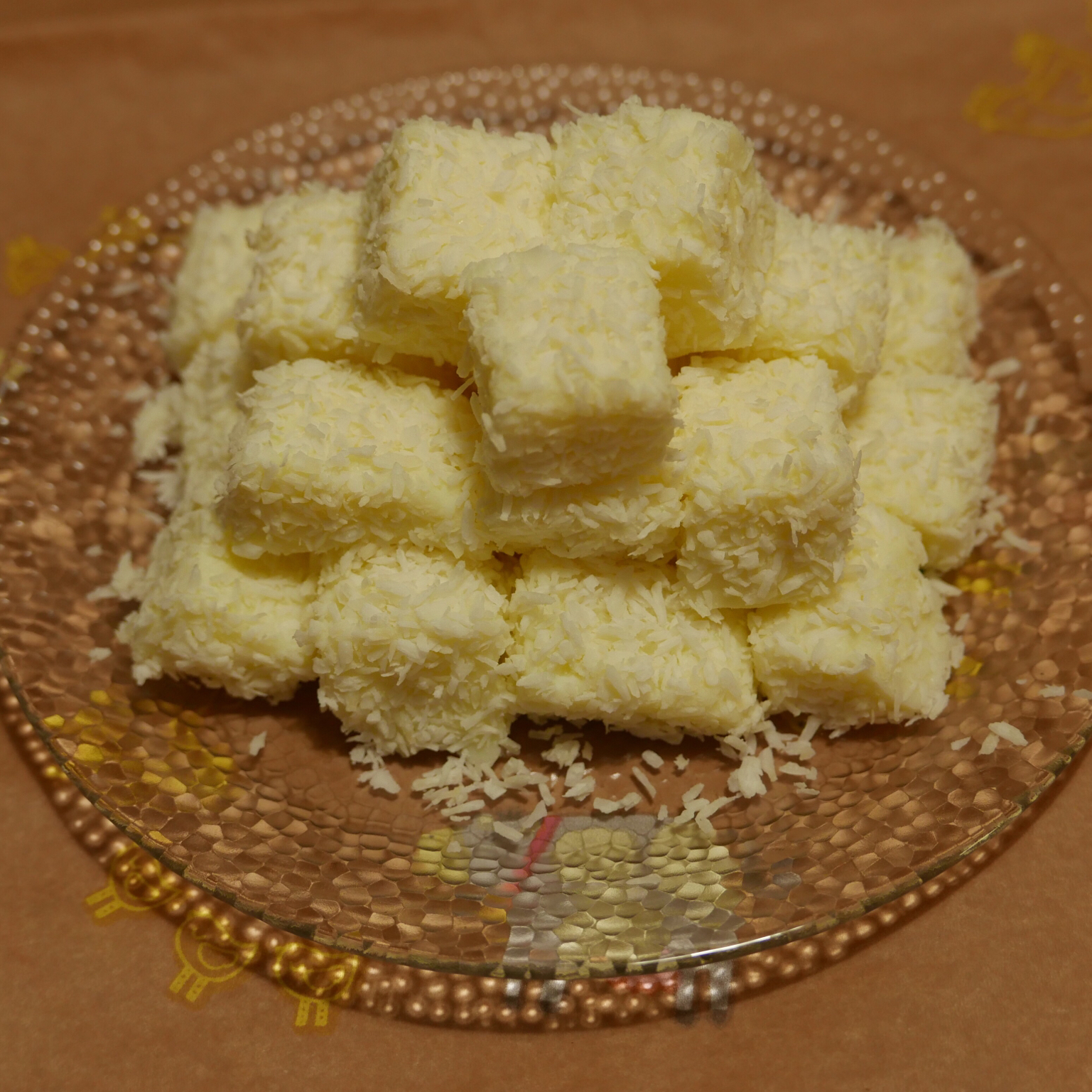 椰蓉牛奶小方
