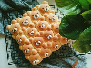 萌萌哒挤挤小熊面包的做法 步骤12
