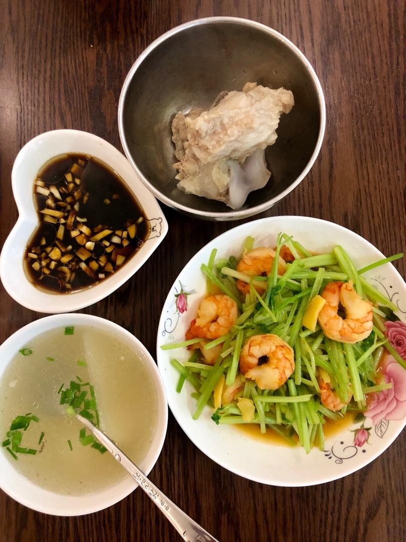 西芹炒虾仁
