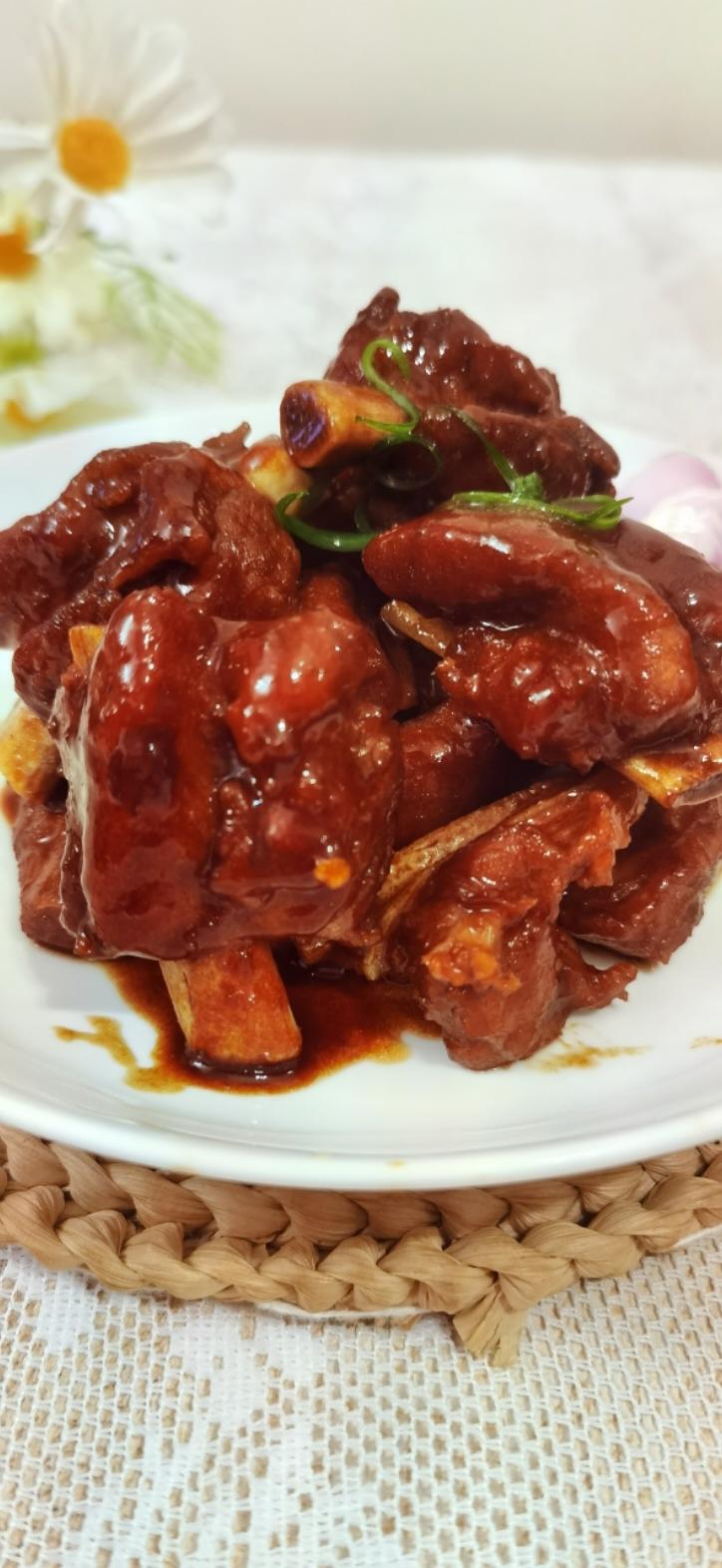 ㊙️🔥家常菜‼️腐竹烧小排‼️腐竹比排骨好吃