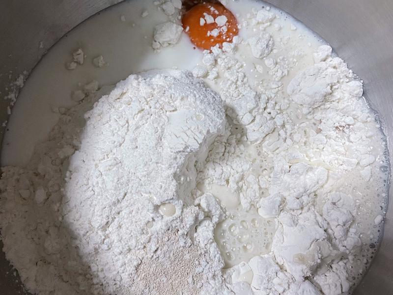 纯奶手撕吐司的做法 步骤1