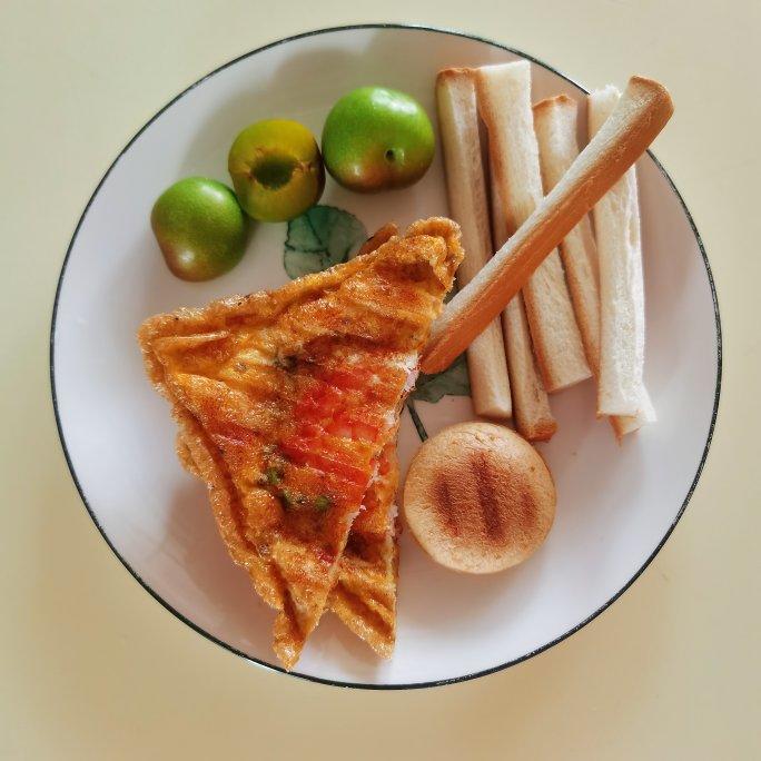 简单早餐机（轻食机热压）做三明治