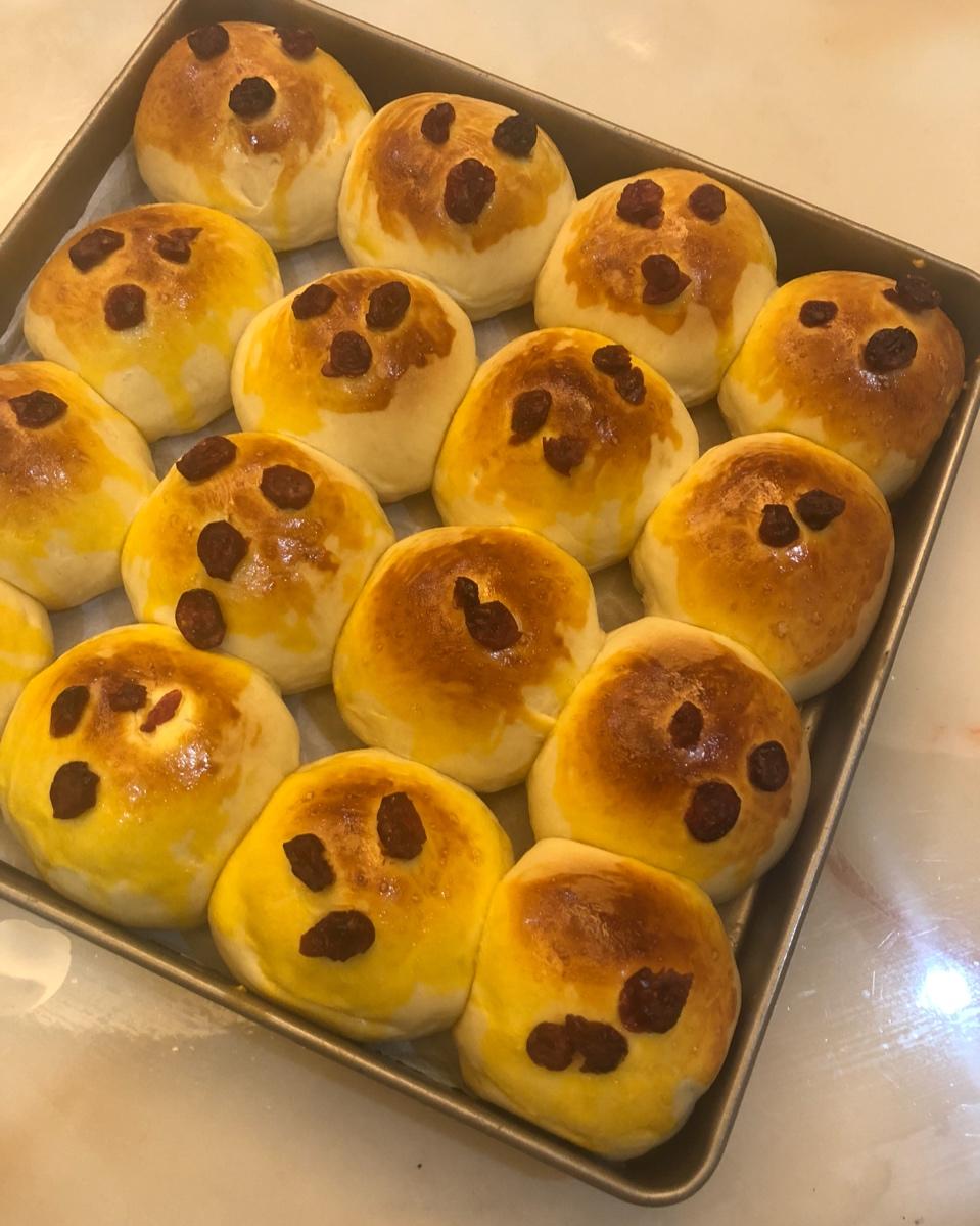 小美版快手奶黄小餐包