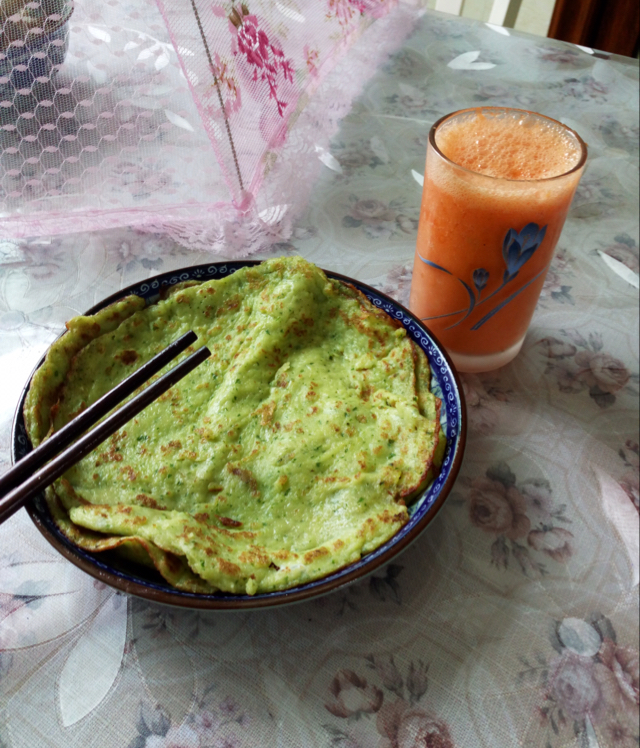 黄瓜鸡蛋早餐饼