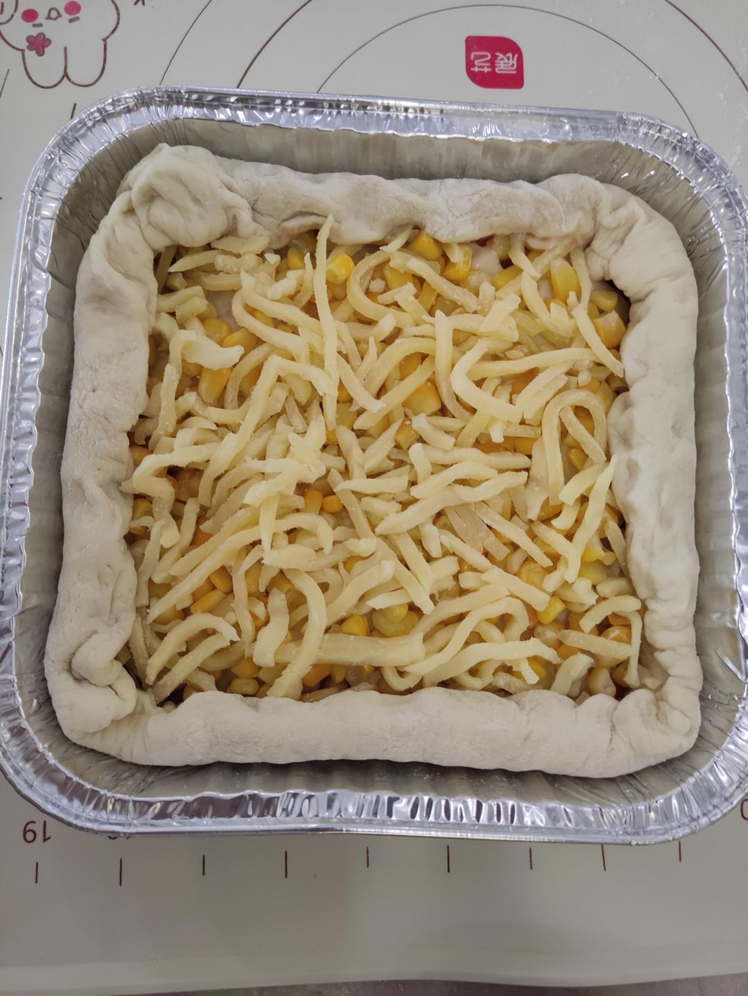 自制饼皮的披萨饼（十寸，面包机版）