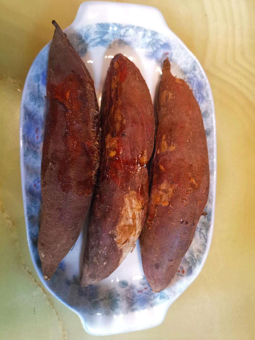 烤箱烤红薯