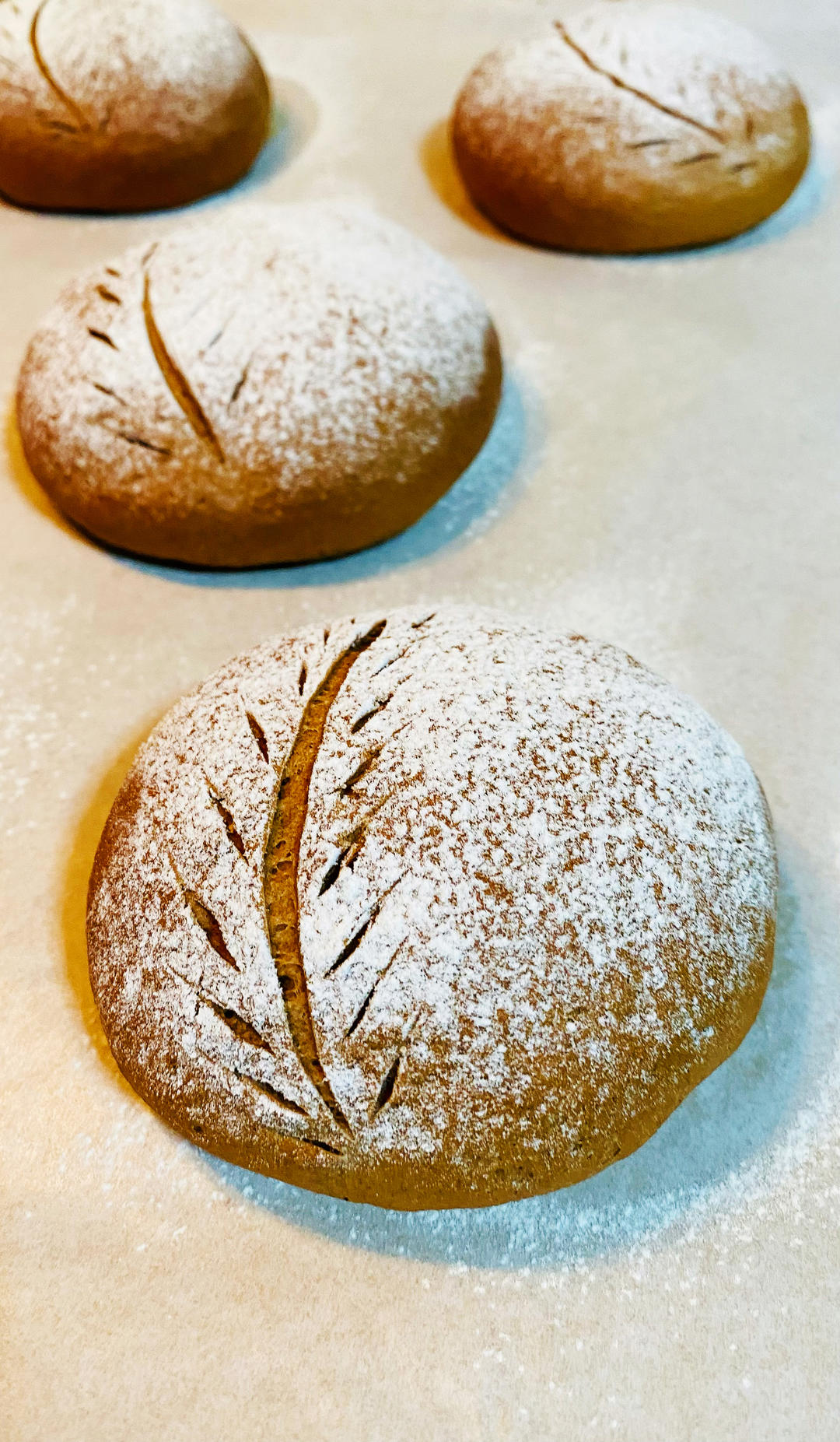 抹茶和蜜豆要在一起，小清新抹茶蜜豆欧包