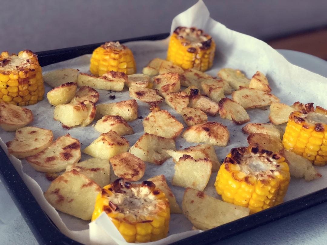 从此放弃油炸🥔烤杂蔬（土豆，红薯，藕片...）