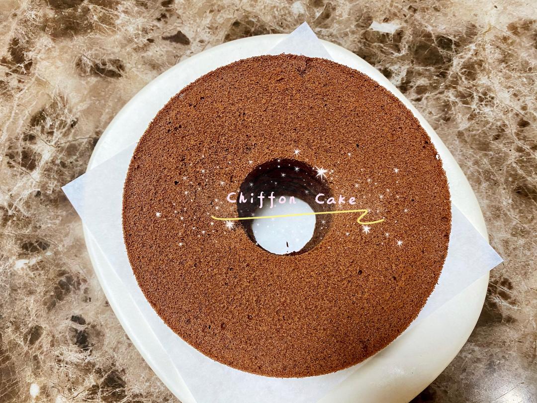 巧克力戚风蛋糕的做法