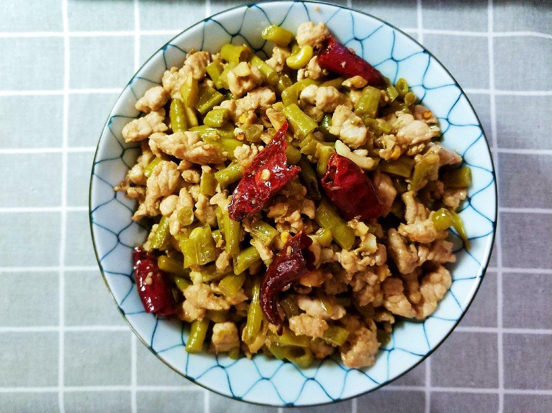 酸豆角肉沫