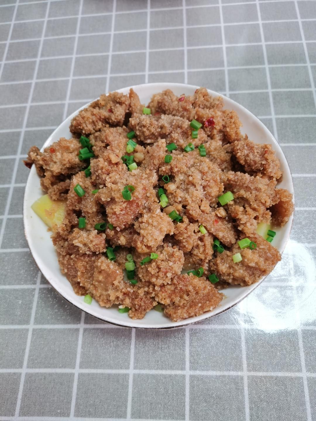 绝绝子！甩饭店几条街的粉蒸肉（粉蒸排骨）