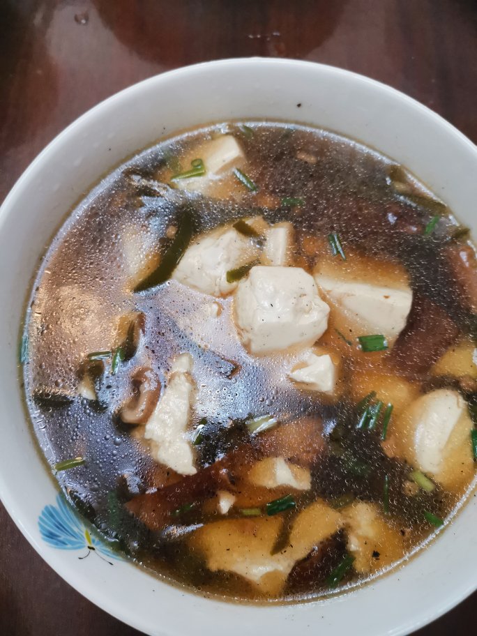 低脂海带豆腐汤