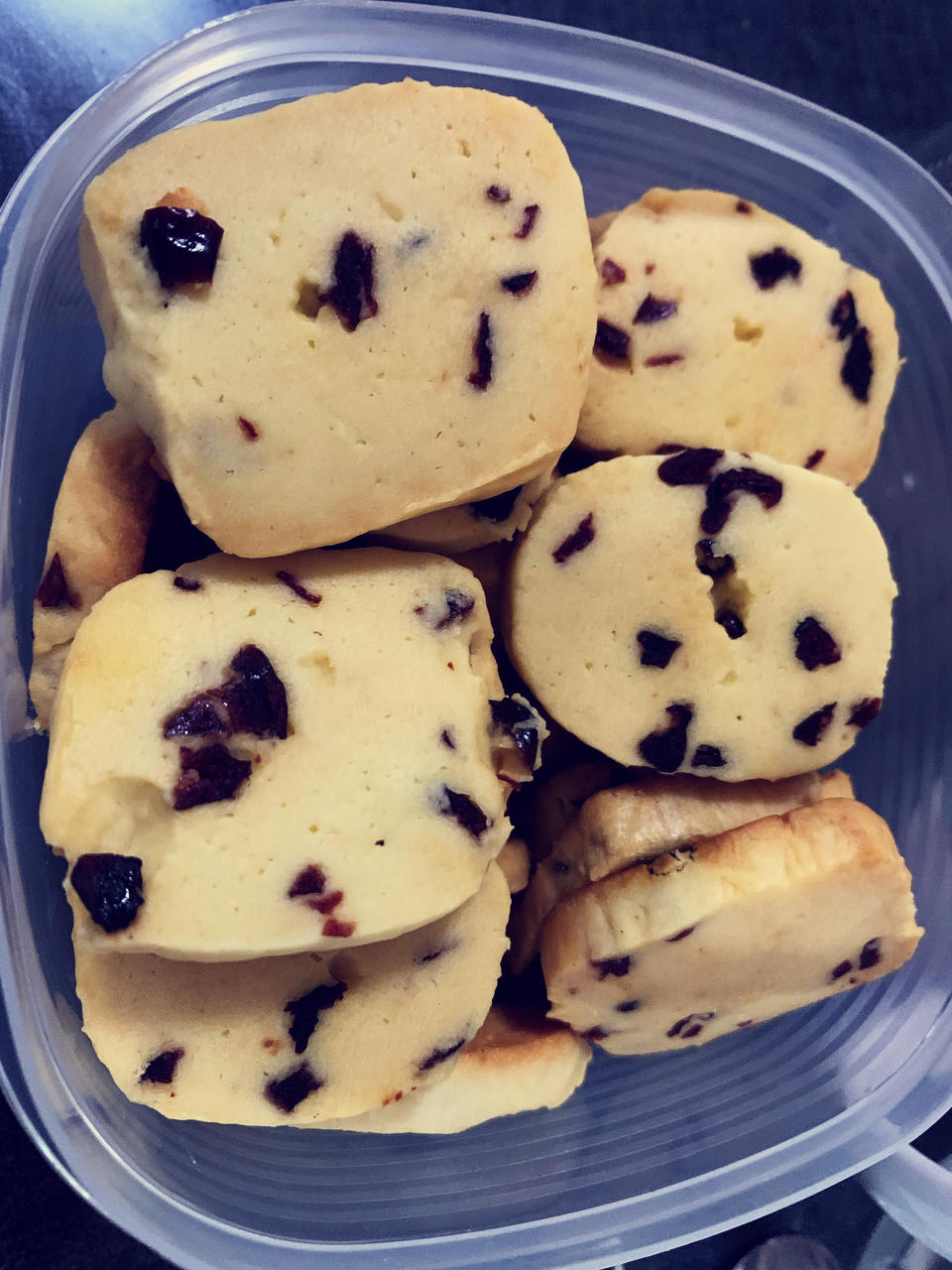 低糖少油版蔓越莓饼干