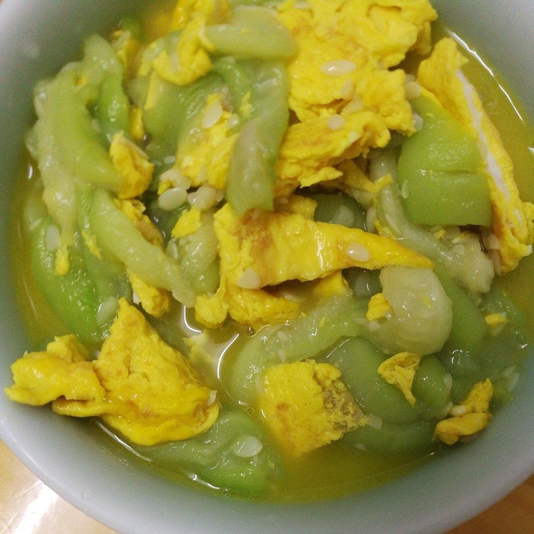 丝瓜炒蛋