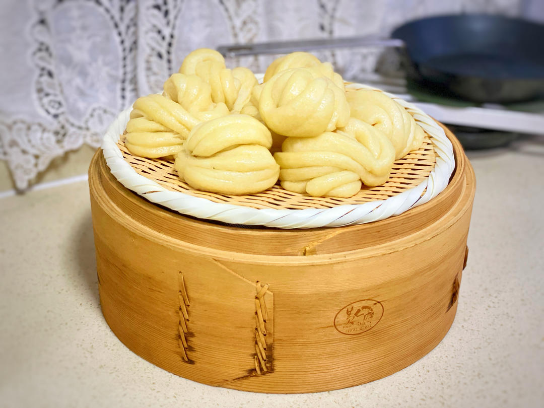 头露老师的软绵刀切馒头&包子（详细get❷种）▎樱花水光肌馒头  北鼎