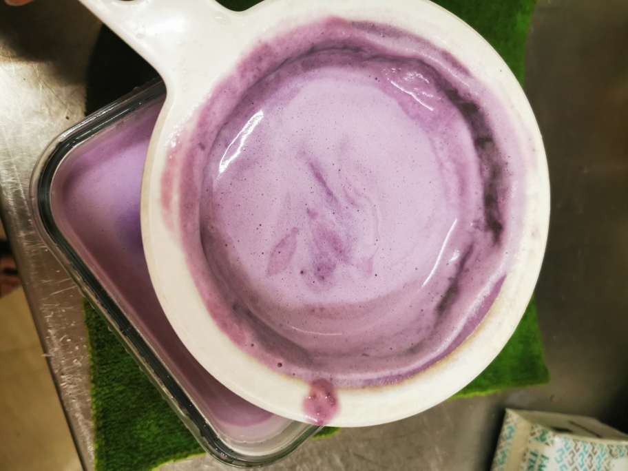 软滑香甜的紫薯布丁的做法 步骤6