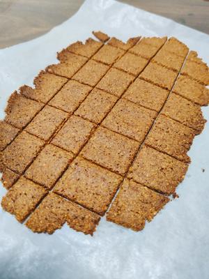 亚麻籽饼干（烤箱版）～～生酮的做法 步骤7