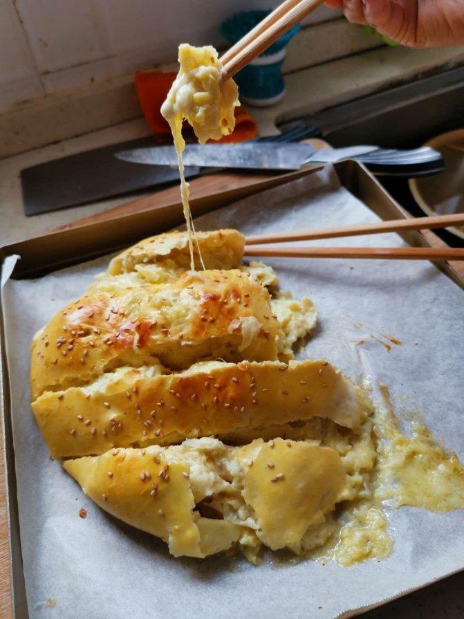 网红芝士榴莲饼/香蕉饼（超详细）