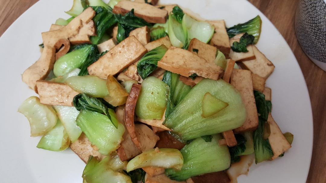 青菜炒豆干