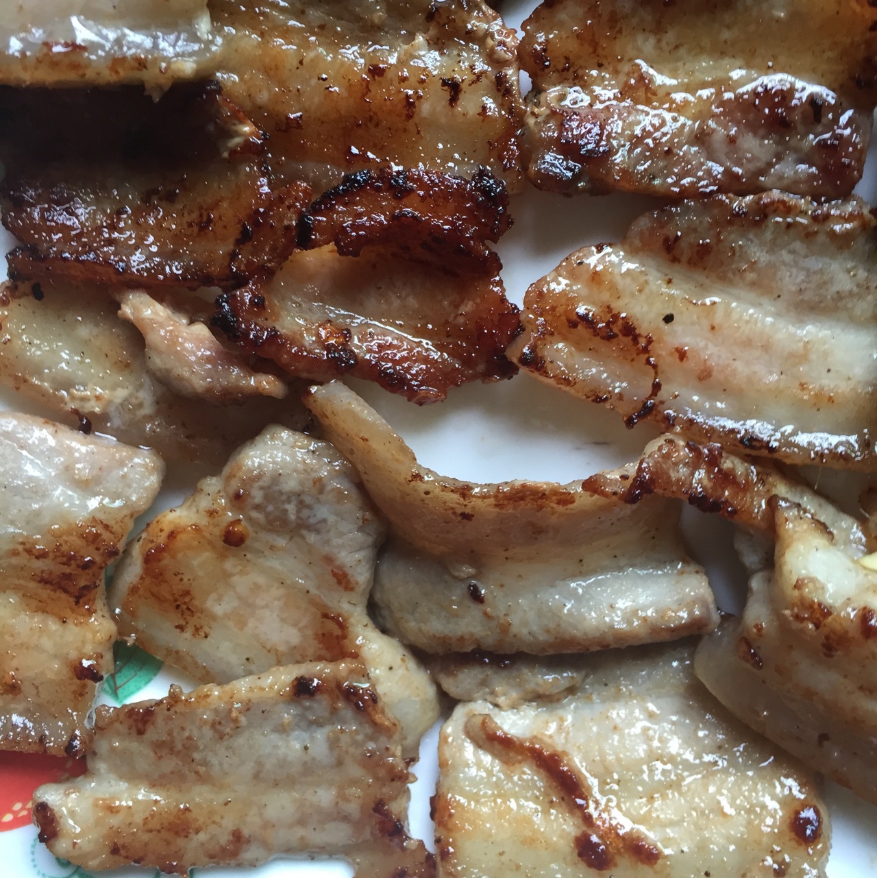 苦蜜瓜做的干煎五花肉