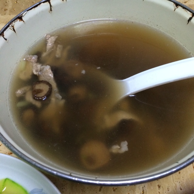 香菇肉片汤