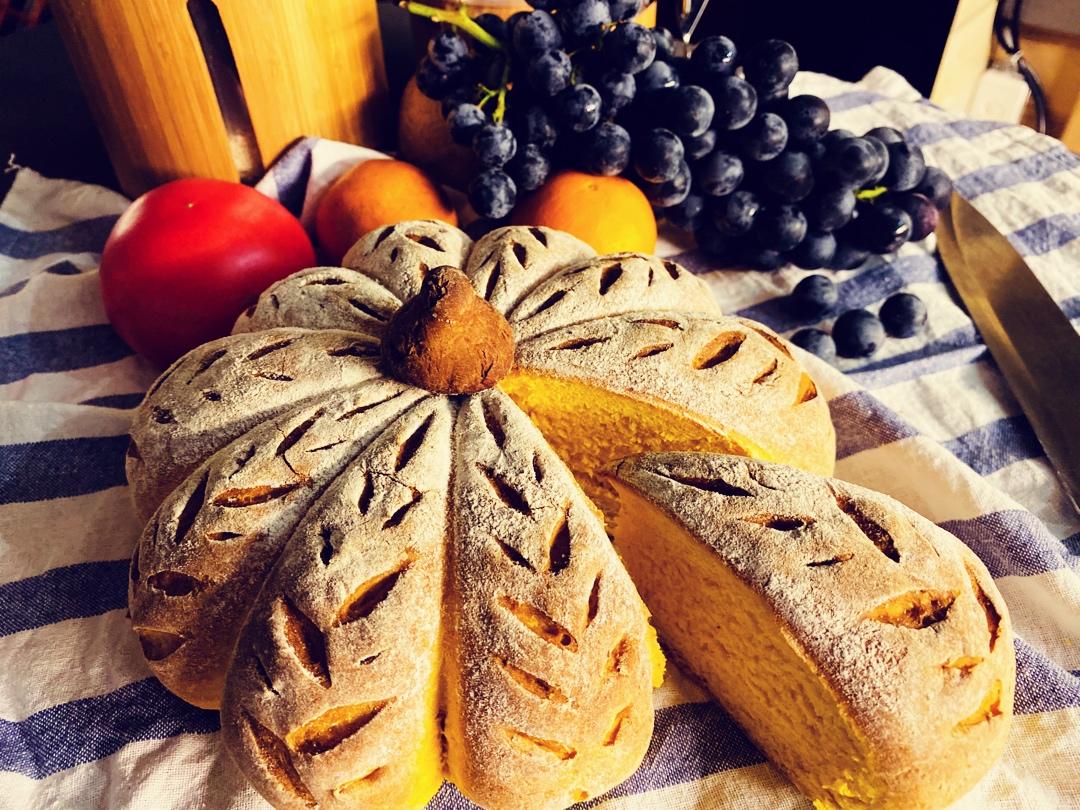 全素无油低糖低脂南瓜欧包