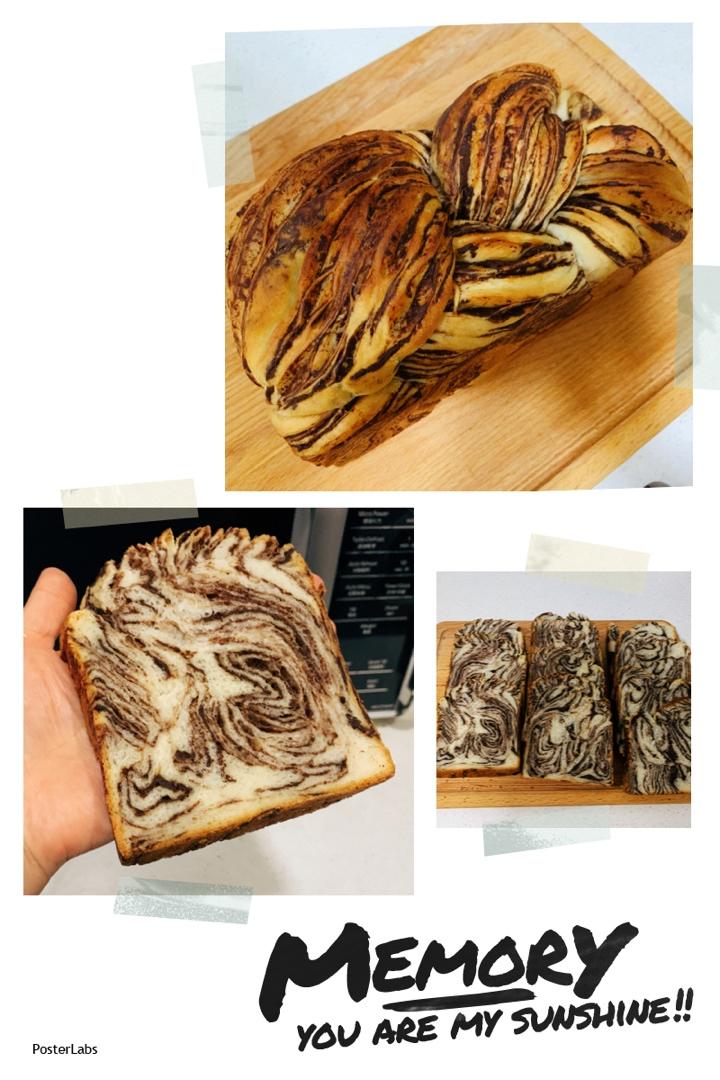 美得不像话！超松软大理石土司