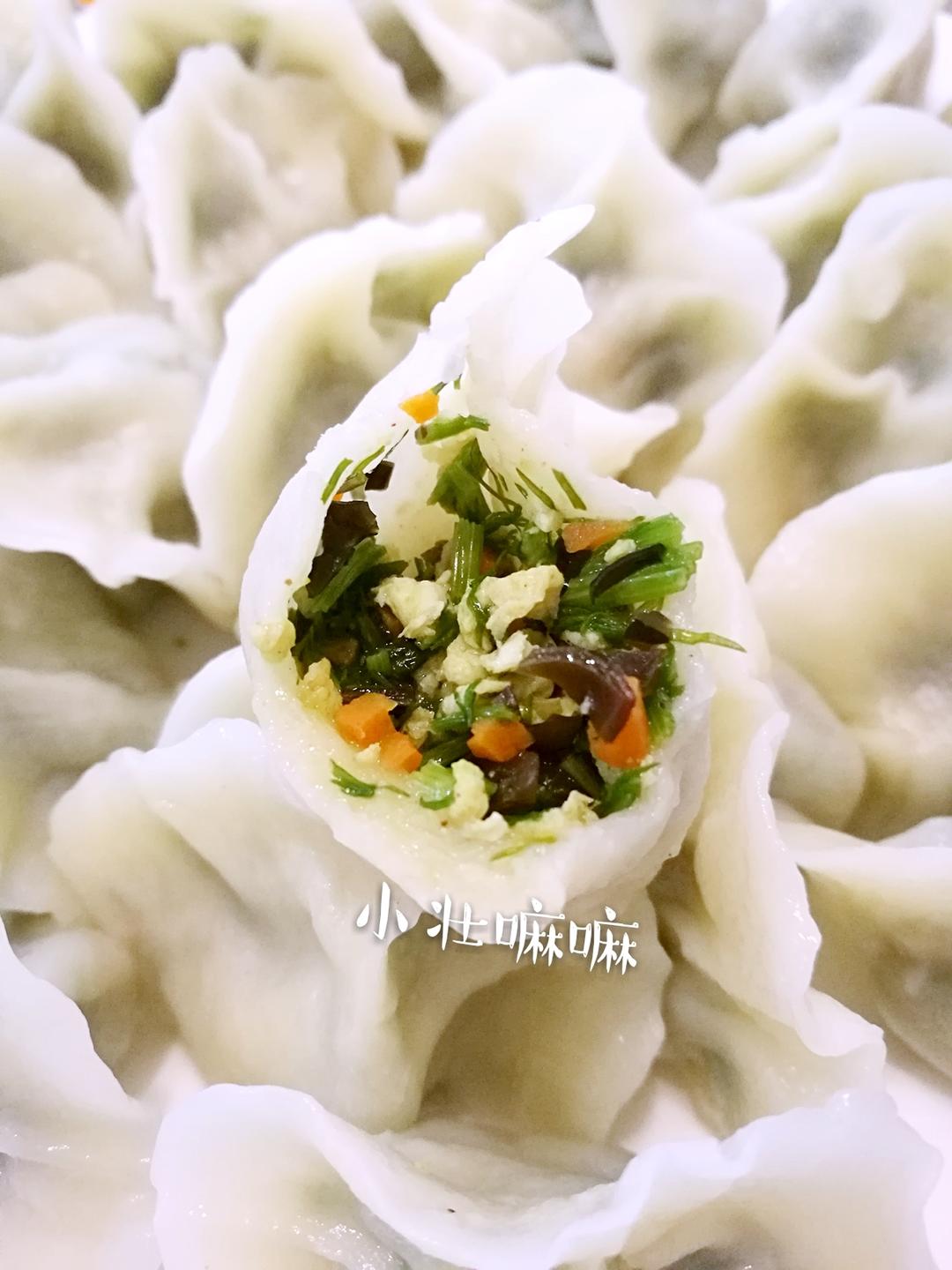 素饺子这样拌馅儿～好吃到爆