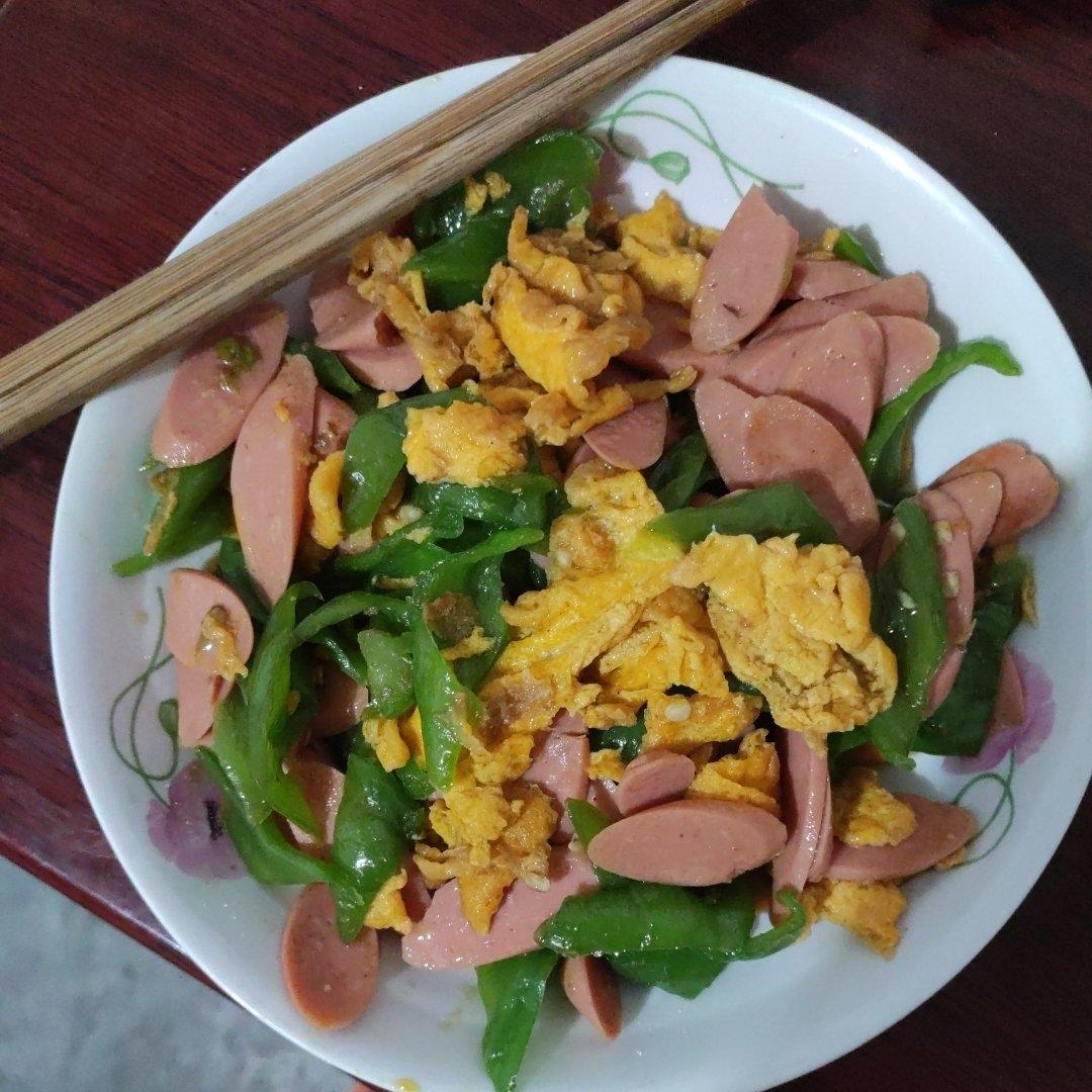 零失败🔥巨好吃又下饭的青椒火腿肠炒鸡蛋🔥