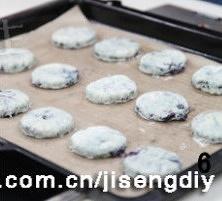 蓝莓椰子松饼的做法 步骤6