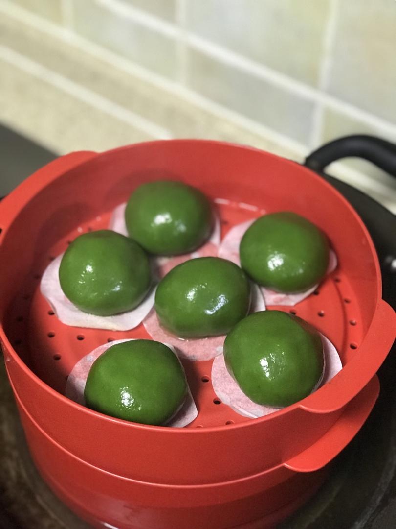 青团～绛麦汁青团～春天的味道～更新麦青汁/绛麦草汁的制作及固色方法