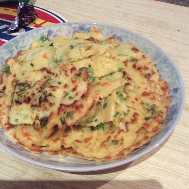 西葫芦鸡蛋煎饼