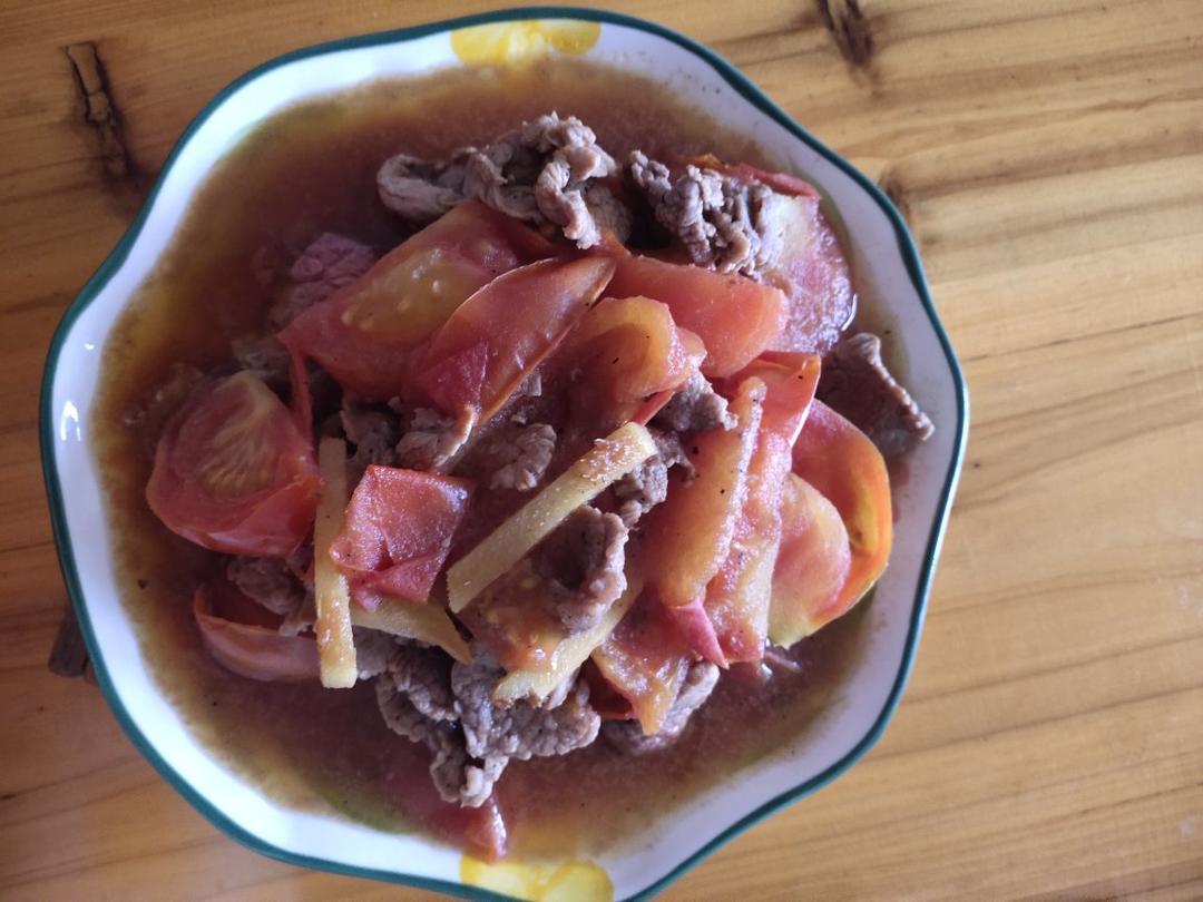 番茄牛肉（孩子的最爱）
