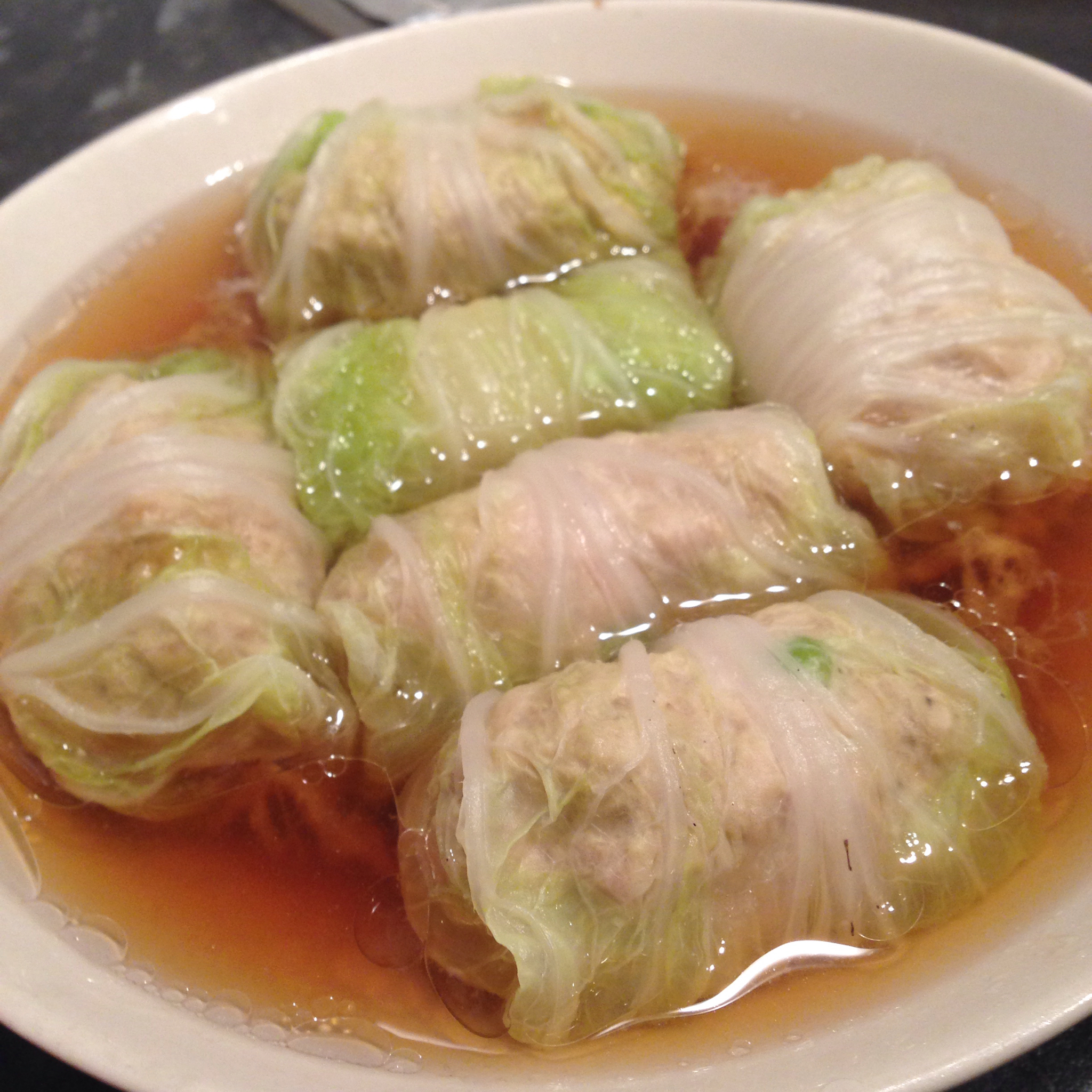 白菜肉糜卷