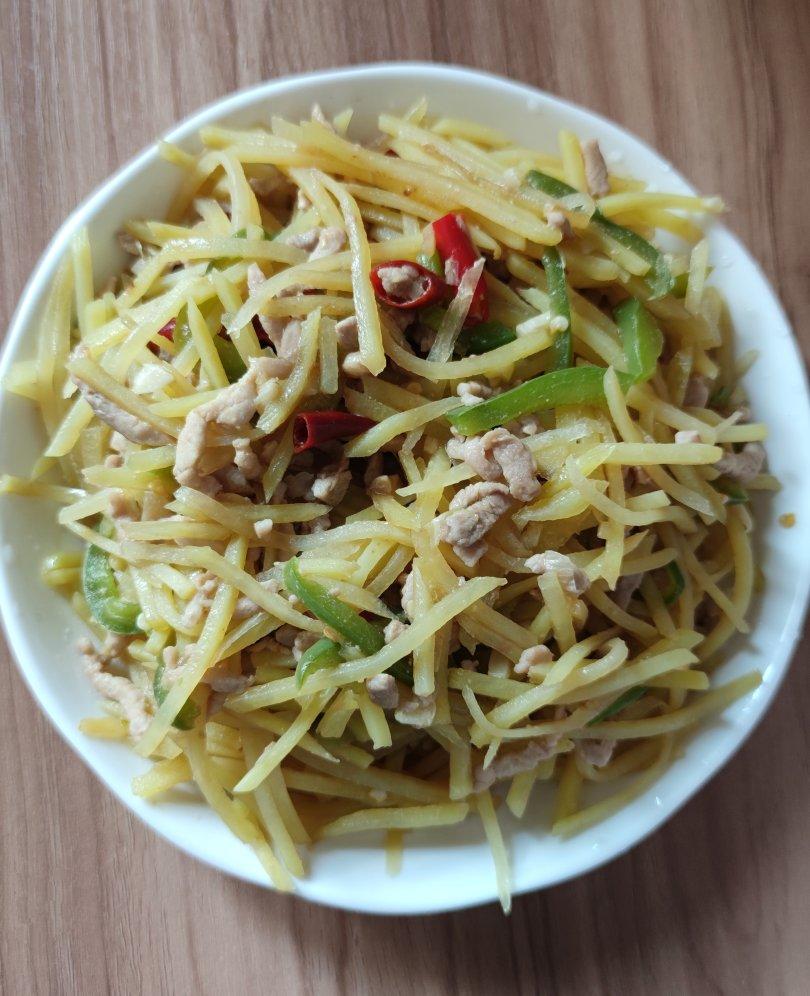 土豆丝炒肉肉
