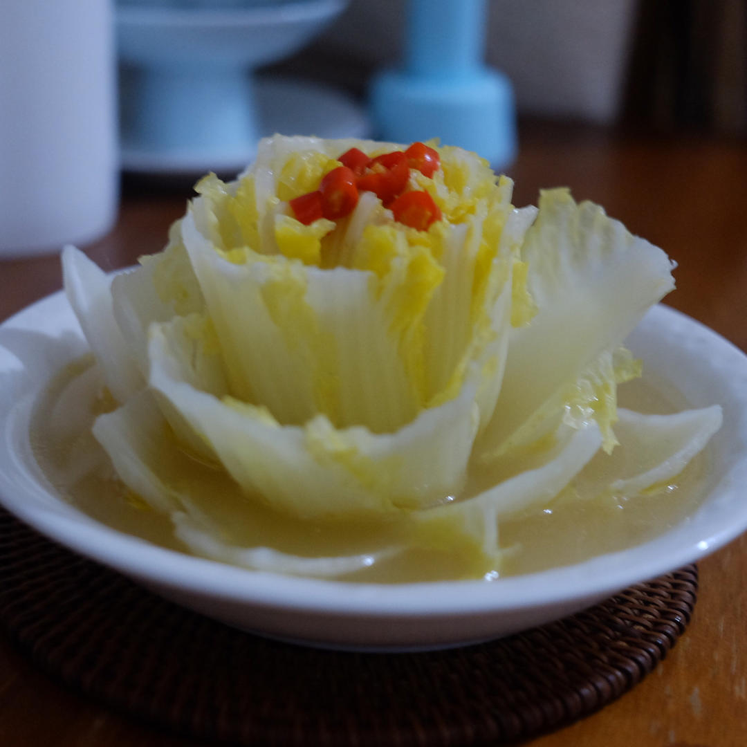 蒸大白菜莲花