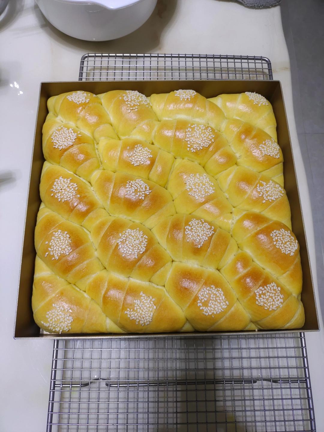 牛奶面包卷（直接法）